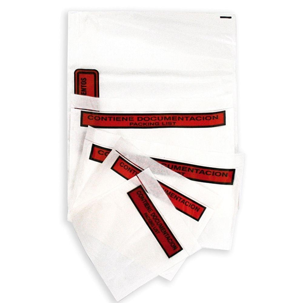 Sobre Documentos Plastico Adhesivo 24x13 C/250 00240351 Grafoplas