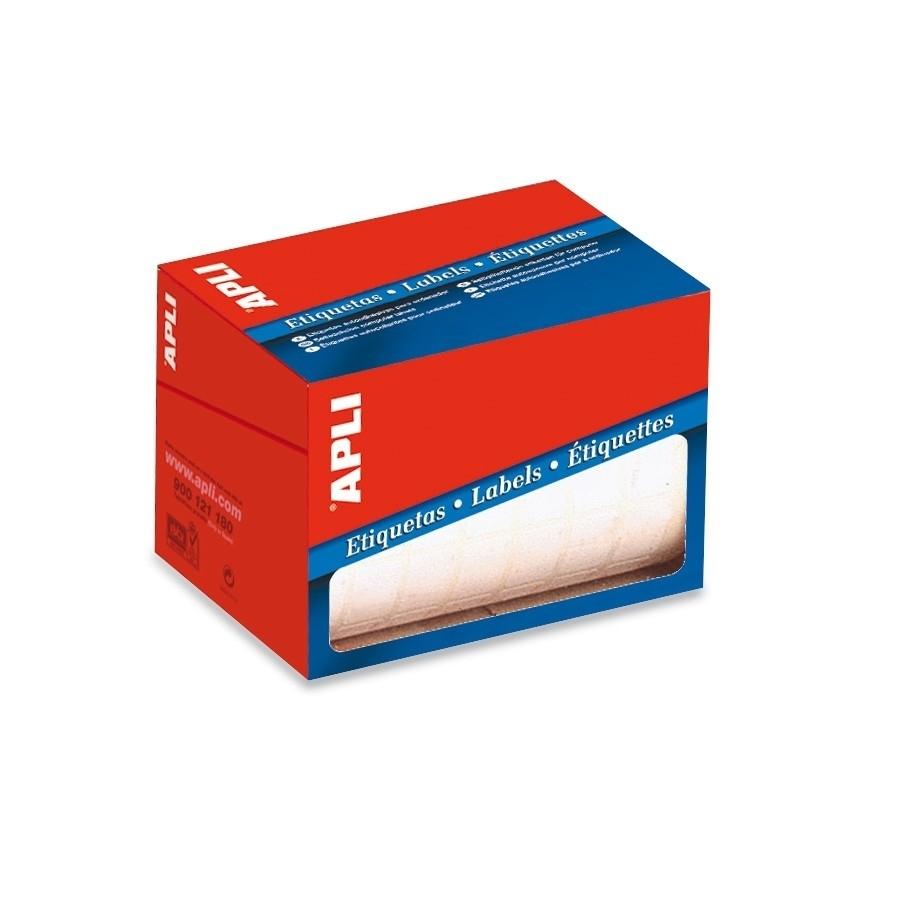 Etiquetas escritura manual Apli 12x30mm rollo 3.500 unidades 1680