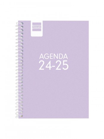 Agenda escolar 2024-2025 Finocam 8º semana vista Cool lila 645000825