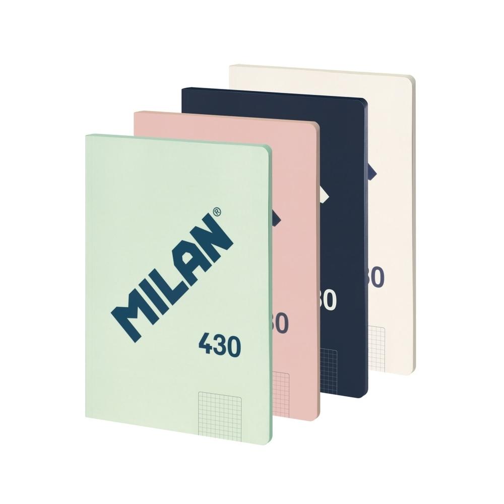 Libreta Milan 57243G48X4 A4 48 hojas 95 gramos 5x5 P/4 surtido serie 430