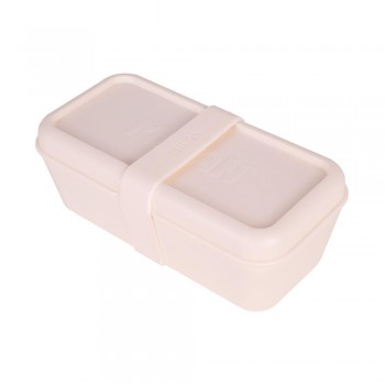 Recipiente para alimentos rectangular 0,75 L colección 460 since 1918, beige 085110Z460W Milan