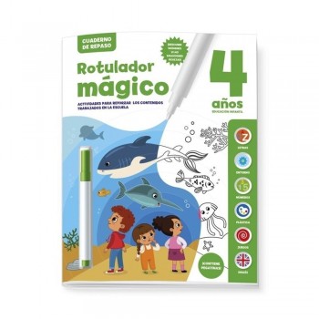 CUADERNO DE REPASO 4 AÑOS - ROTULADOR MAGICO BOE021 IMAGILAND