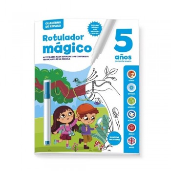 CUADERNO DE REPASO 5 AÑOS - ROTULADOR MAGICO BOE022 IMAGILAND