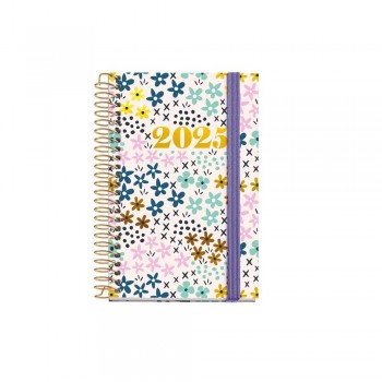 Agenda Miquelrius Anual 2025 80x120 Dia pagina Caddy Espiral Natura Spring MR39141