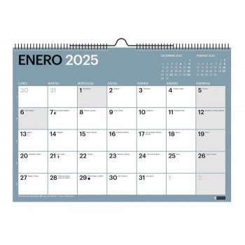 Calendario anual Miquelrius 2025 MR28232 Pared para escribir A3 420x296 Chromat