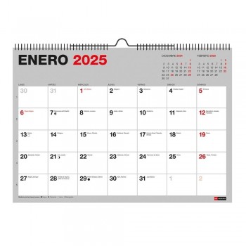 Calendario anual Miquelrius 2025 MR28243 Pared para escribir A3 420x296 Basico