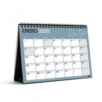 Calendario anual Miquelrius 2025 MR28234 Mesa para escribir A5 210x149 Chromat