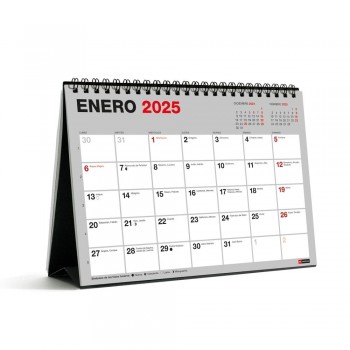 Calendario anual Miquelrius 2025 MR28249 Mesa Para escribir A5 210x149 Basico