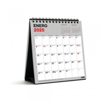 Calendario anual Miquelrius 2025 MR28250 Mesa Para escribir 140x150 Basico