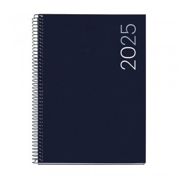 Agenda Miquelrius Anual 2025 155x213 Dia pagina Plus Espiral City Marino MR34170