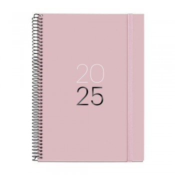 Agenda Miquelrius Anual 2025 155x213 Dia pagina Plus Espiral Calm Arena MR34163