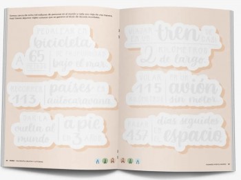 Cuaderno Rubio Caligrafia creativa y Lettering Viajando por el mundo LETT VIAJANDO