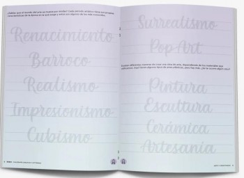 Cuaderno Rubio Caligrafia creativa y Lettering Arte y creatividad LETT ARTE