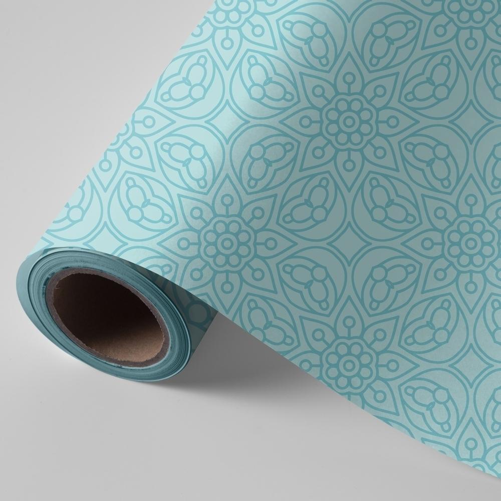 Bobina fantasia litos 31cm 3150110T Pryse 2kg Mandala azul