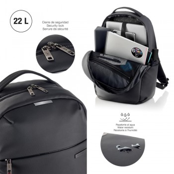 Mochila 46cm. Negro Bag to Work MR16980 Miquelrius