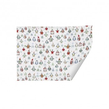 PAPEL NAVIDAD TURNOWSKY PINGUINOS  ARGUVAL 44734