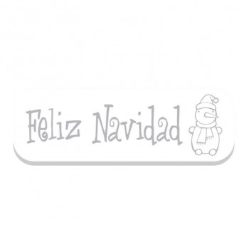 R.250 ETIQUETAS BLANCAS FELIZ NAVIDAD ARGUVAL 45073