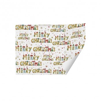 PAPEL NAVIDAD TURNOWSKY MERRY CHRISTMAS  ARGUVAL 46651