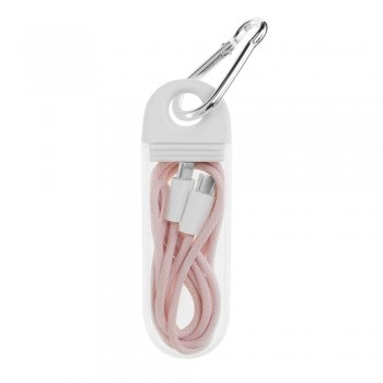 CABLE TIPO C PASTEL ROSA MR13254 MIQUELRIUS