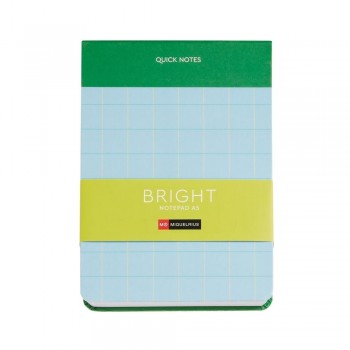 BLOC DE NOTAS A5 RAYADO VERDE BRIGHT MR8262 MIQUELRIUS