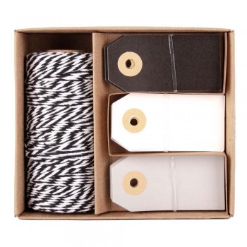 Set Apli 19844 Cuerda y etiquetas Negro