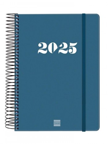 Agenda anual 2025 Finocam E10 My dia pagina azul 743521025