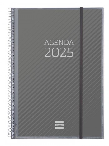 Agenda anual 2025 Finocam E40 Personalizable semana vista vertical 742180025