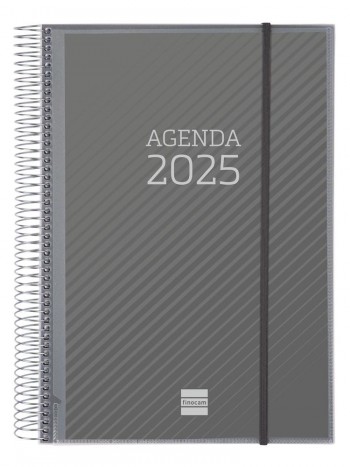 Agenda anual 2025 Finocam E40 Personalizable dia pagina 741210025