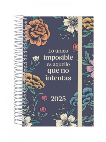 Agenda anual 2025 Finocam E5 Design dia pagina imposible 742292525