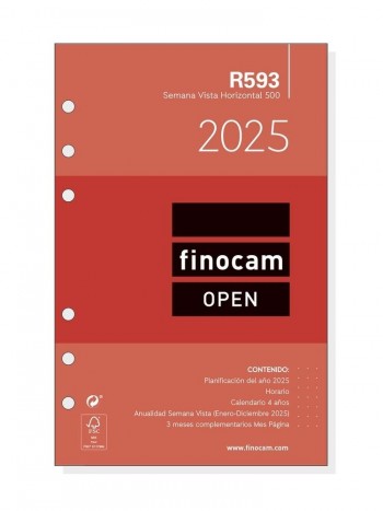 Recambio Finocam 2025 open R593 500 semana vista apaisado 711580025