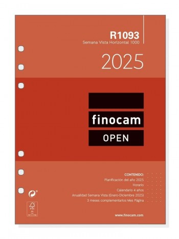 Recambio Finocam 2025 open R1093 1000 semana vista horizontal 711590025