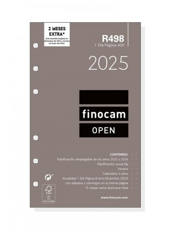 Recambio Finocam 2025 open R498 400 dia pagina 711660025