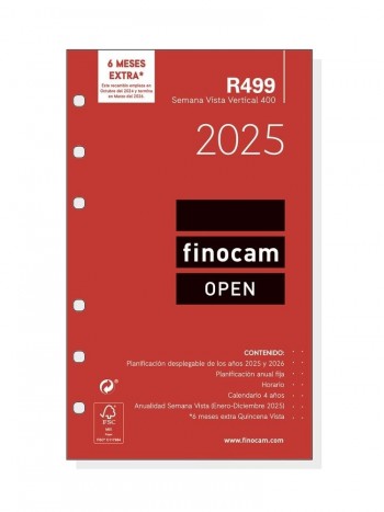 Recambio Finocam 2025 open R499 400 semana vista vertical 711510025