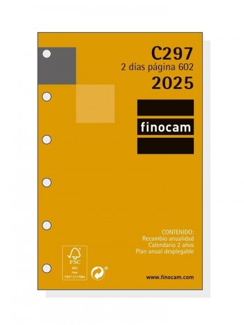 Recambio Finocam 2025 C297 602 2 dias pagina 201280025