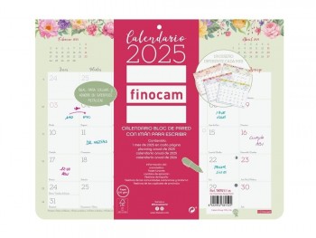 Calendario año 2025 Finocam 787510125 pared iman escribir 25x20 Design