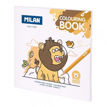 Cuaderno para colorear 'Wild safari' 54218GC01 Milan