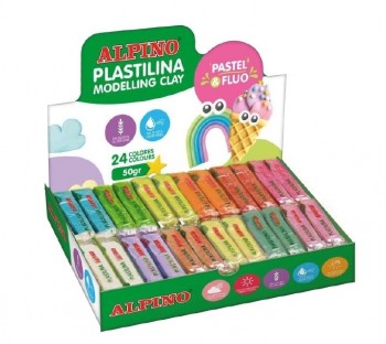 Exp. plastilina Alpino colores especiales 24 uds. DP000925