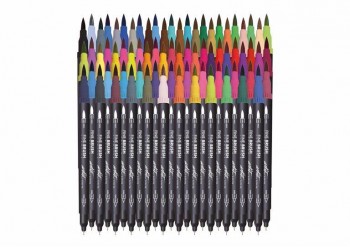 Maletin 72 rotuladores fine brush creative 2 puntas AB-0572 Roymart