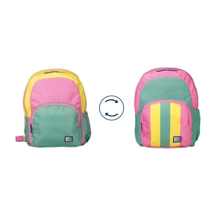 Mochila 39cm. Color Block Reversible Bubblegum 400195224 Oxford