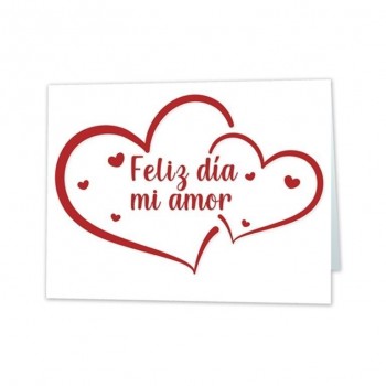 \cMINI CARD \c\cFeliz Día mi Amor\c\c 47166 ARGUVAL\c