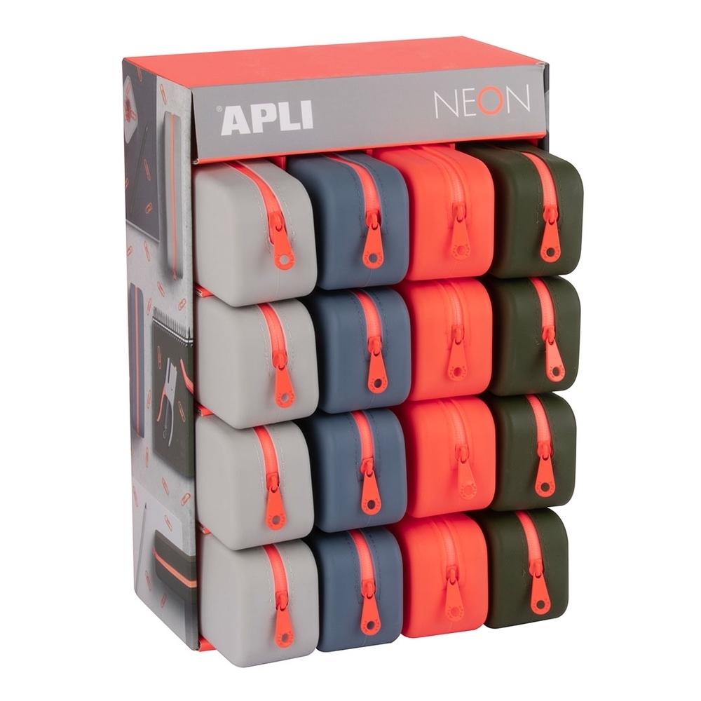 Portatodo Apli silicona colores neon surtidos 19913