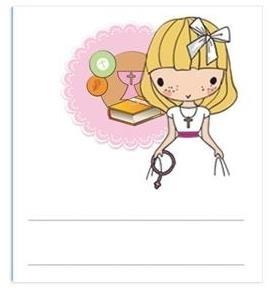 BLISTER 96 ETIQUETAS ADHESIVAS COMUNION /612 39067 ARGUVAL