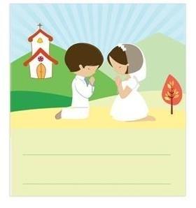 BLISTER 96 ETIQUETAS ADHESIVAS COMUNION /615 39070 ARGUVAL