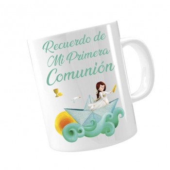 TAZA COMUNIÓN NIÑA BARCO 46348 ARGUVAL