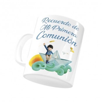 TAZA COMUNIÓN NIÑO BARCO 46347 ARGUVAL