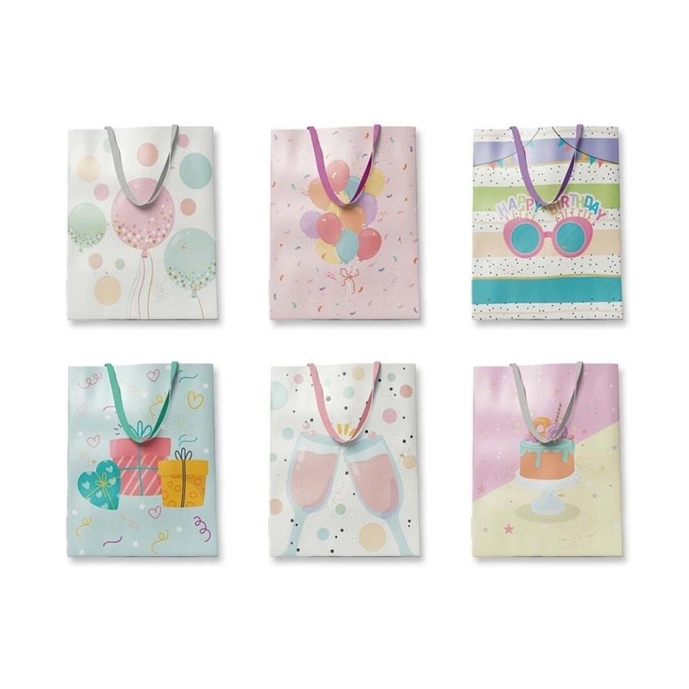 BOLSA PAPEL CON FOIL CUMPLEAÑOS 330948 BISMARK