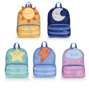 Mochila 32cm. infantil Gabol Sky Set 5 mochilas surtidas 235520099