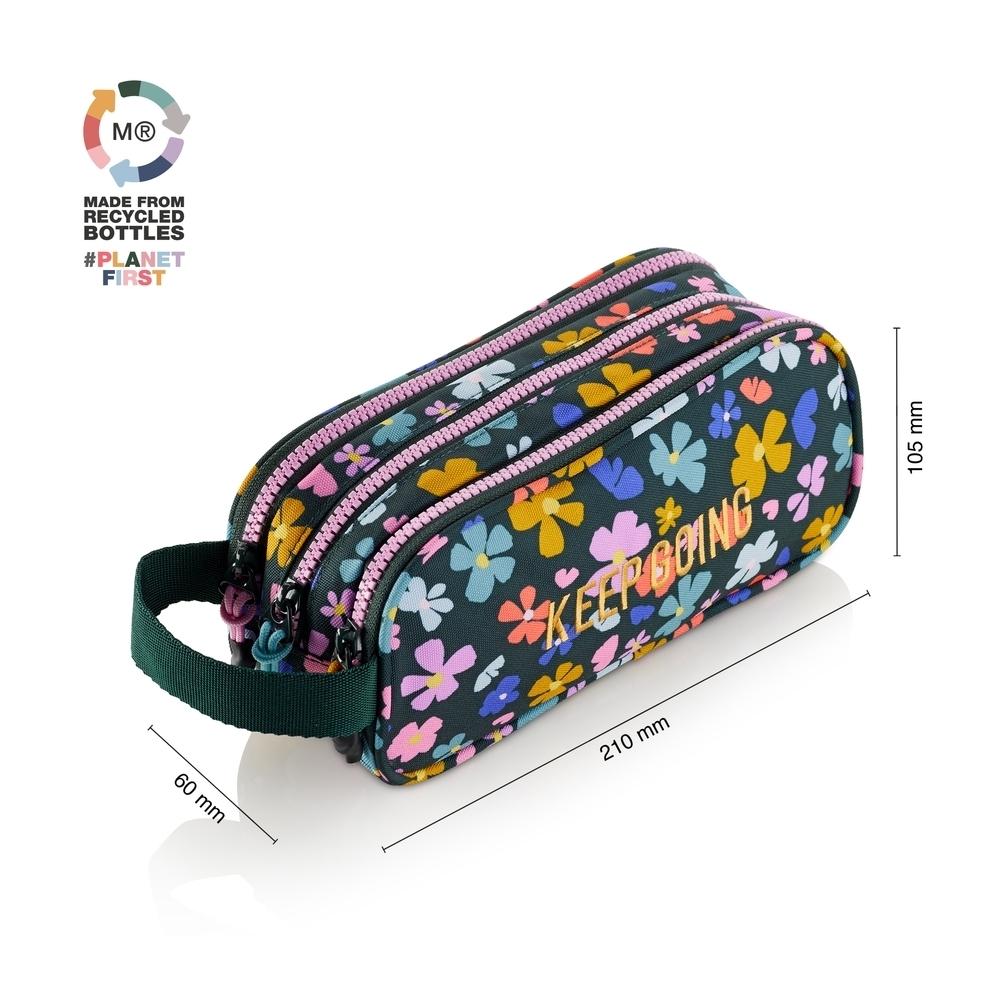 Portatodo triple con asa Miquelrius Spring night MR19489