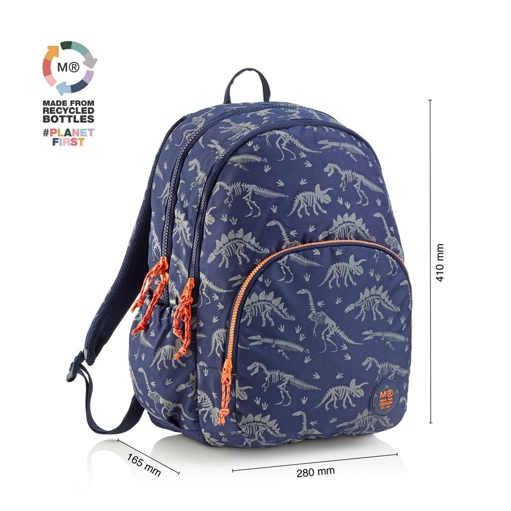 Mochila 41cm. Dino World MR19455 Miquelrius