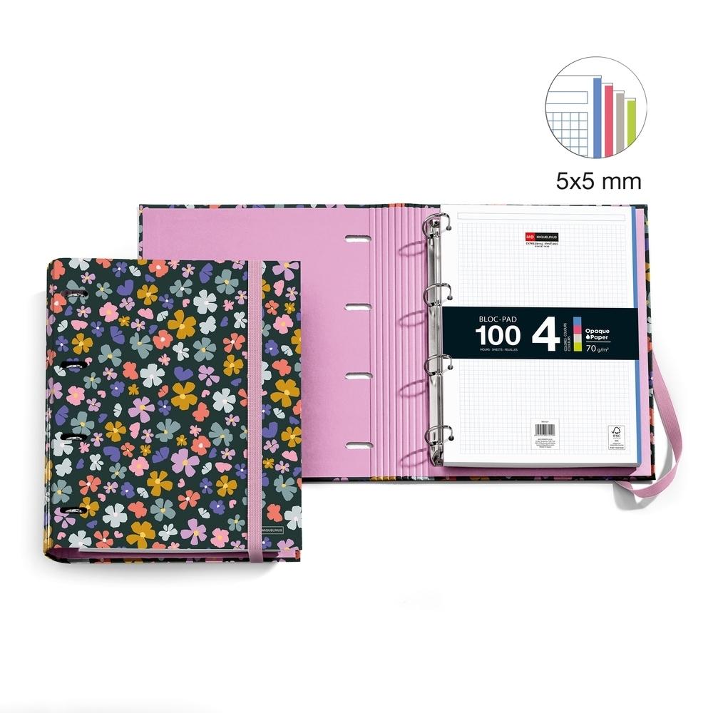 Carpeblock A4 4 anillas 35mm MiquelRius Spring Night MR20980